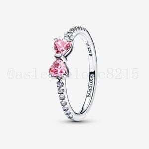 Pandora Sparkling Pink Bow Ring